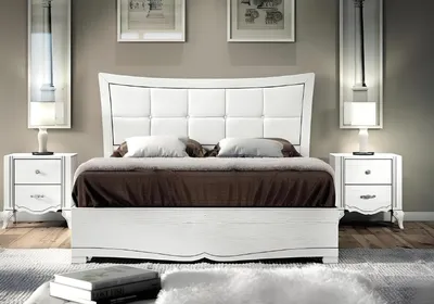 Produktbild von Schlafzimmer Bett Nachttisch Betten Holz Garnitur Modern Nachttische Set 3tlg.