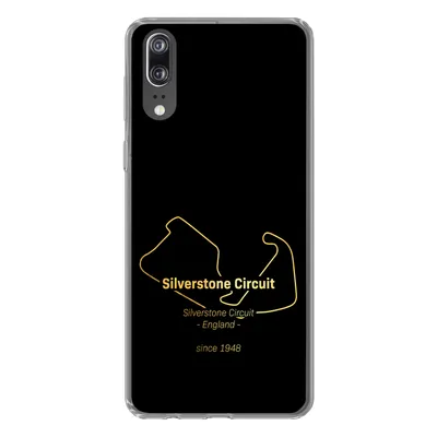Produktbild von MuchoWow® Handyhülle Schutzhülle Hülle für Huawei P20 Formel 1 - Rennstrecke - Silverstone Silikon Softcase Handy Hülle - Hardcover