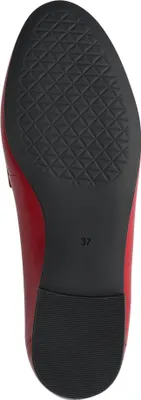 Produktbild von MARCO TOZZI Damen Slipper aus Leder klassischer Penny Loafer 2-24218-42, Größe:37 EU, Farbe:Rot