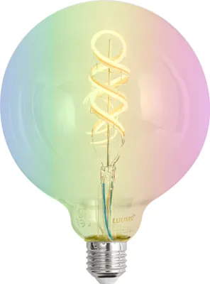 Produktbild von LUUMR Smart E27 Dimmbare LED-Glühbirnen G125 RGBW 4W 250lm 2700K