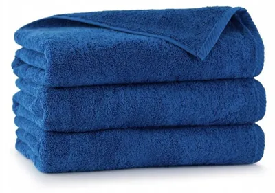 Produktbild von Handtuch - 100% Baumwolle - 500 g/m2 - 100x150 cm - Extra Saugfähig - Dunkelblau - hohe Grammatur - KIWI2