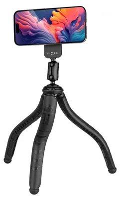 Obrázok produktu pre Držiak, statív, selfie tyč pre smartfóny FIXED Creator Flexibilný statív MagSafe so závitom 1/4", čierny