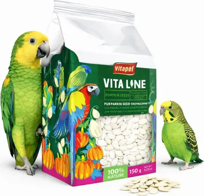 Zdjęcie produktu dla Vitapol VITALINE - Nasiona dyni dla wszystkich papug 150g