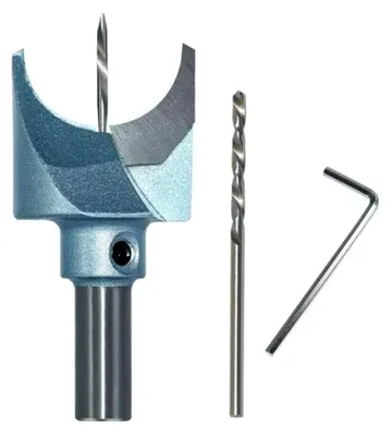 Produktbild von 28 mm Hartmetall-Holzbearbeitungs-Perlenbohrer mit 10 mm Schaft