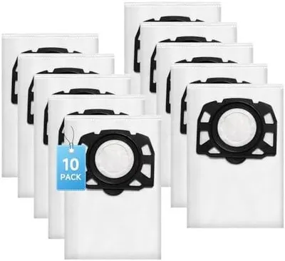 Produktbild von 10 Stš¹ck Staubsaugerbeutel fš¹r K?rcher WD4 WD5 WD6 WD5P WD6P MV4 MV5 MV6 Vliesfilterbeutel KFI 487 Ersatzbeutel Filtertš¹ten Nass Trockensauger Staubbeutel Zubeh?r Ersatzteile 2.863-006.0