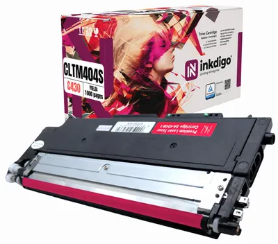 Produktbild von Inkdigo Toner CLT-M404S für Samsung Xpress C430W, C432W, C433, C433W – Magenta, 1000 Seiten,, KI-generiertes Bild