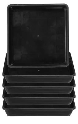 Produktbild von Set aus 5 Kunststoff-Pflanzenschalen von 18,5 cm