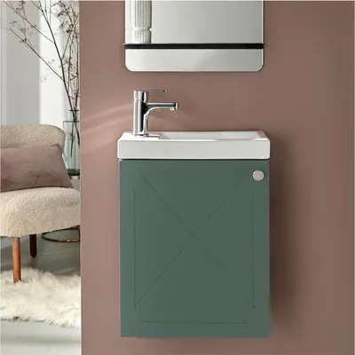Image de Meuble lave-mains AVA Vert de gris