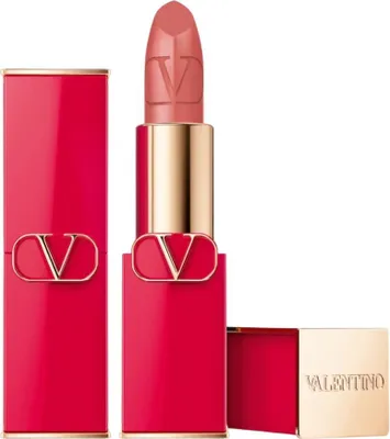 Zdjęcie produktu dla Valentino, Rosso, Satin Finish, Cream Lipstick, 101A, Refillable, 3.5 g
