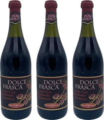 Produktbild von Dolce Frasca Rosso Caldirola 3x0,75l |Lieblicher Rotwein aus Italien| 5,5% Vol.