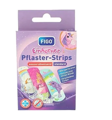 Produktbild von Detské náplasti na vredy s motívom jednorožca - 10 kusov