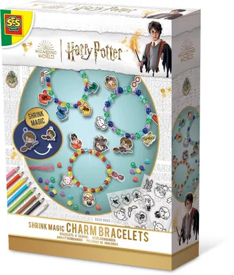 Produktbild von SES Creative Harry Potter - Zauberschrumpffolien Armbänder, Armbänder-Bastelset für Kinder, 6 Jahr(e), Mehrfarbig