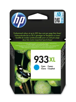 Image de Cartouche d'encre HP 933XL cyan CN054AE originale