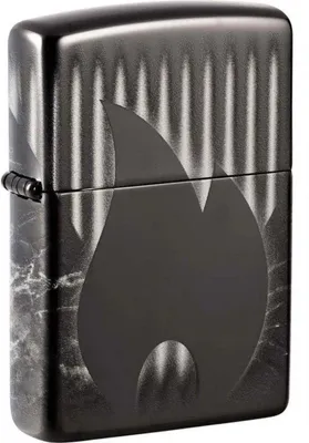 Produktbild von Feuerzeug Zippo Flame Unisex Schwarz Metall