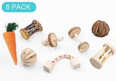 Produktbild von Zwergkaninchen kaut Spielzeug,Kleintier Karotte Spielzeug,Meerschweinchen Spielzeug,Hamster Zähne Pflege Meerschweinchen Chinchilla Papagei Rennmäuse Ratten