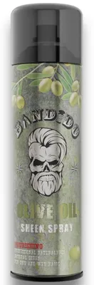 Produktbild von Bandido Olive Oil Hair Spray Sheen 500ml - Oliven Öl Glanz Spray für Damen und H