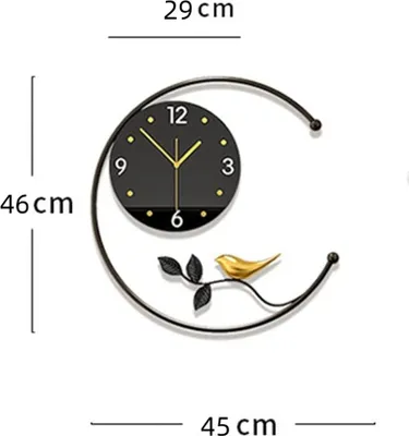 Produktbild von Moderne Wanduhr - Personalisierte Luxus Dekoration für Wohnzimmer, Schlafzimmer & Büro
