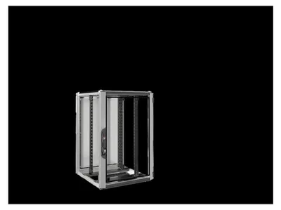 Obrázok produktu pre Rittal 5303.124, Voľne stojací rack, 24U, 815 kg, Zámok, Čierna, Šedá
