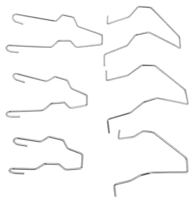 Image de Lot de 6 clips de fixation pour ampoules de voiture en acier inoxydable, résistants aux rayures, pour phares (ampoules H1, H3, H4, H7)