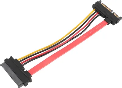 Zdjęcie produktu dla SATA22P M/SAS29P F Przedłużacz męsko-żeński SATA7 15-pin Dysk twardy Dane Zasilanie Przedłużacz SFF 8482 0,15 m