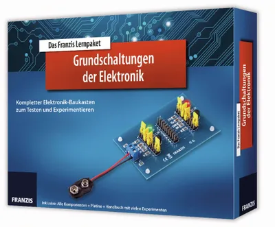 Produktbild von Franzis Verlag Das Franzis Lernpaket Grundschaltungen der Elektronik, Experimentier-Set, Strom, 14 Jahr(e)
