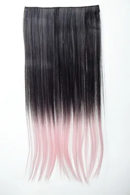Produktbild von WIG ME UP 5 Clip-In Extension glatt Ombre Schwarz, Rosa YZF-3179P-1BT2333