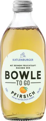 Produktbild von Katlenburger Bowle To Go Pfirsich mit reinem Fruchtsaft 330ml