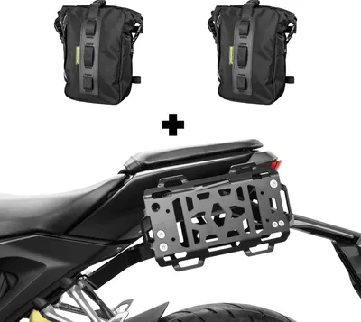 Immagine prodotto di ZIEGER Portaborse laterali inclusi SCHNORR Universal Bag S Coppia compatibile con Honda CB 125 R
