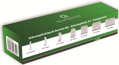 Produktbild von Quadrios 2004CA104 Schrumpfschlauchsortiment Transparent Schrumpfrate:2:1 1 Set (2004CA104)