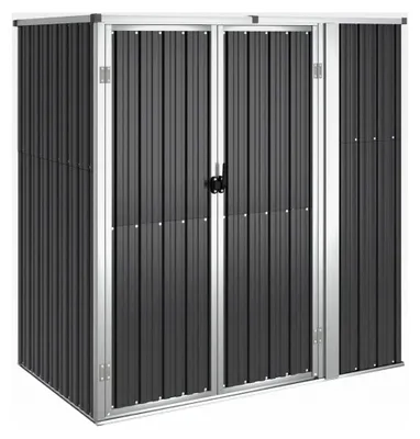 Produktbild von Gartenhaus Anthrazit 161x89x161 cm aus verzinktem Stahl