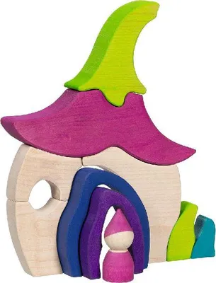 Produktbild von Goki Feenhaus Holzspielzeug Märchenhaus Fantasie