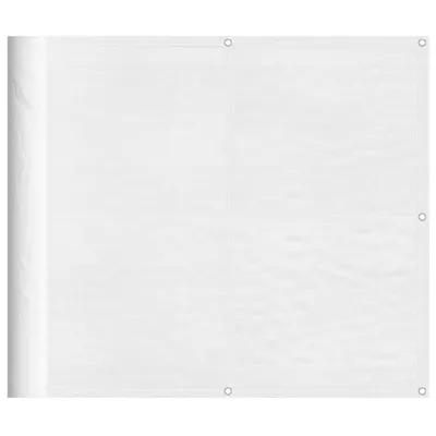 Image de vidaXL Pare-vue de balcon blanc 90x800 cm 100 % polyester-Oxford