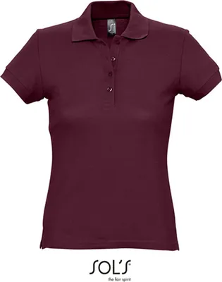 Produktbild von SOLs 11338 | Damen Poloshirt Passion - Farbe: Burgundy - Größe: XL