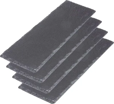 Obrázek produktu pro Westmark 4 servírovací talíře z přírodní břidlice "Tapas + Friends", 30 x 10 cm 69422260