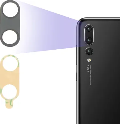 Produktbild von Avizar, Kamera Linse für Rück-Kamera Ersatzteil Huawei P20 Pro, Schwarz