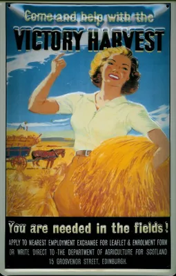 Produktbild von Blechschild Nostalgieschild Victory Harvest England Schottland