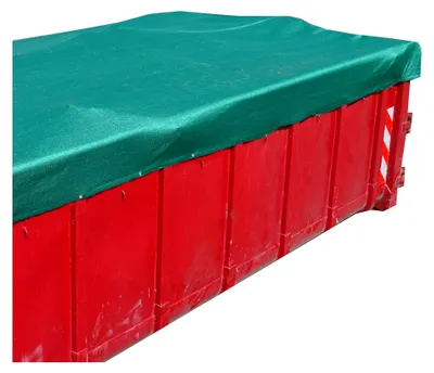 Produktbild von Containerplane Abdeckplane Gewebeplane luftdurchlässig 2,50 x 3,50 m grün zur Abdeckung von Containern