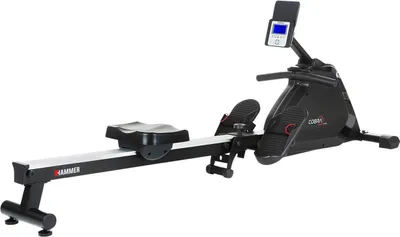 Produktbild von HAMMER Rudergerät Rudermaschine Cobra XTR Plus für zu Hause, Smartphone-/Tablethalterung, Körpergewicht bis 130kg