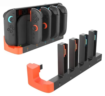 Produktbild von Für Nintendo Switch 2 Ipega Ladegerät Controller Ladestation Charging 4 Griffe