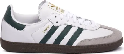 Produktbild von Adidas Samba OG In White Green – 10.5 UK - 45 1/3 EU - 11M/12F US / White Green