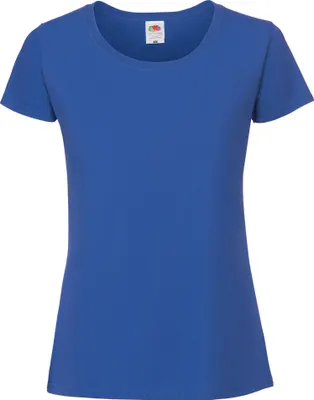 Produktbild von Fruit of the Loom - "Iconic 195 Premium" T-Shirt für Damen FK2664 (M) (Königsblau)