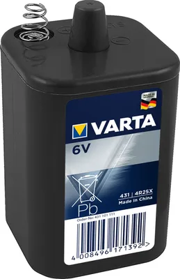 Produktbild von Varta Zink-Kohle-Batterie, 4R25 / Longlife, 6 V, 8.600 mAh