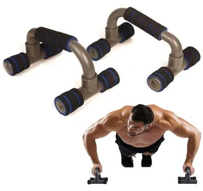 Immagine prodotto di Set 2 Maniglie per Flessioni Palestra Allenamento Muscoli Pettorali Braccia Spalle in Metallo