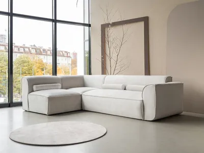 Produktbild von MIUFORM Flex Felix Modulares Ecksofa L-FORM LINKS - 265 x 169 cm - Beige - Sofa Couch
