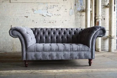 Produktbild von Luxus Design Sofa 2 Sessel Couch Polster Klassische Textil Sofas Chesterfield