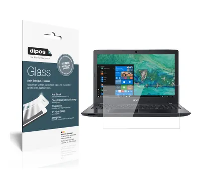 Obrázek produktu pro 1x ochranná fólie pro Acer Aspire E 15 - Anti-Shock 9H fólie dipos Glass plastové sklo