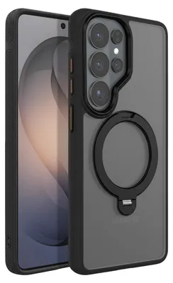 Obrázok produktu pre Avizar, magnetické puzdro pre Galaxy S26 Ultra, nárazuvzdorné, s 360° ochranou, čierna farba