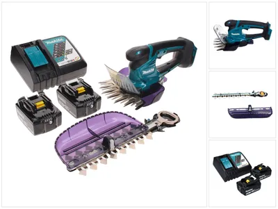 Produktbild von Makita DUM 604 RT2X Akku Grasschere 18 V + Strauchscherblatt + 2x Akku 5,0 Ah + Ladegerät