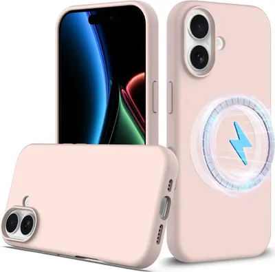 Produktbild von iPhone 17 Hülle - Coverup Liquid Colour Back Cover - MagSafe Compatible - Pink