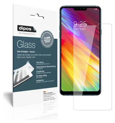 Produktbild von 2x Schutzfolie für LG Q9 - Anti-Shock 9H Folie dipos Glass Kunststoffglas